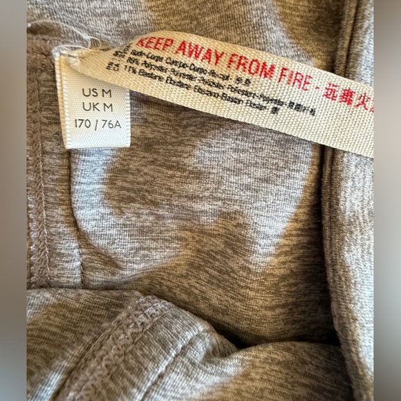 FREE PEOPLE FP Movement Infinity Gray Leggings with Cutout Details - Picture 11 of 14